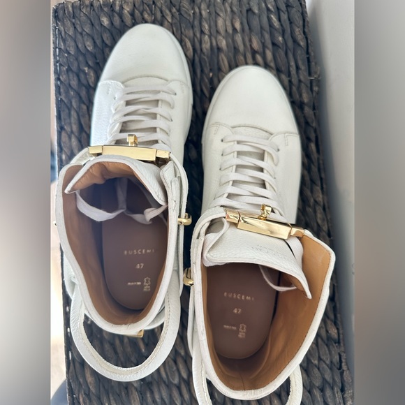 Buscemi Leather Padlock Sneakers - Picture 5 of 7